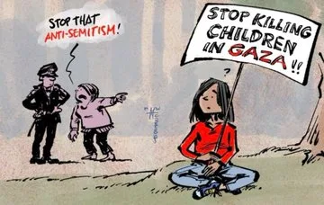 Dire : Arrêter de tuer des enfants à Gaza, c'est antisémite